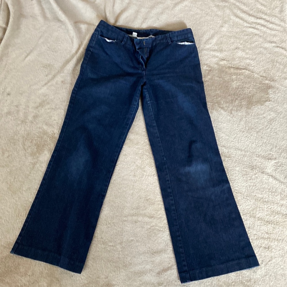 Denim dress pants Talbots